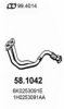 VW 1H0253091AA Exhaust Pipe